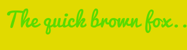 Image with Font Color 5ADB00 and Background Color E1DA00